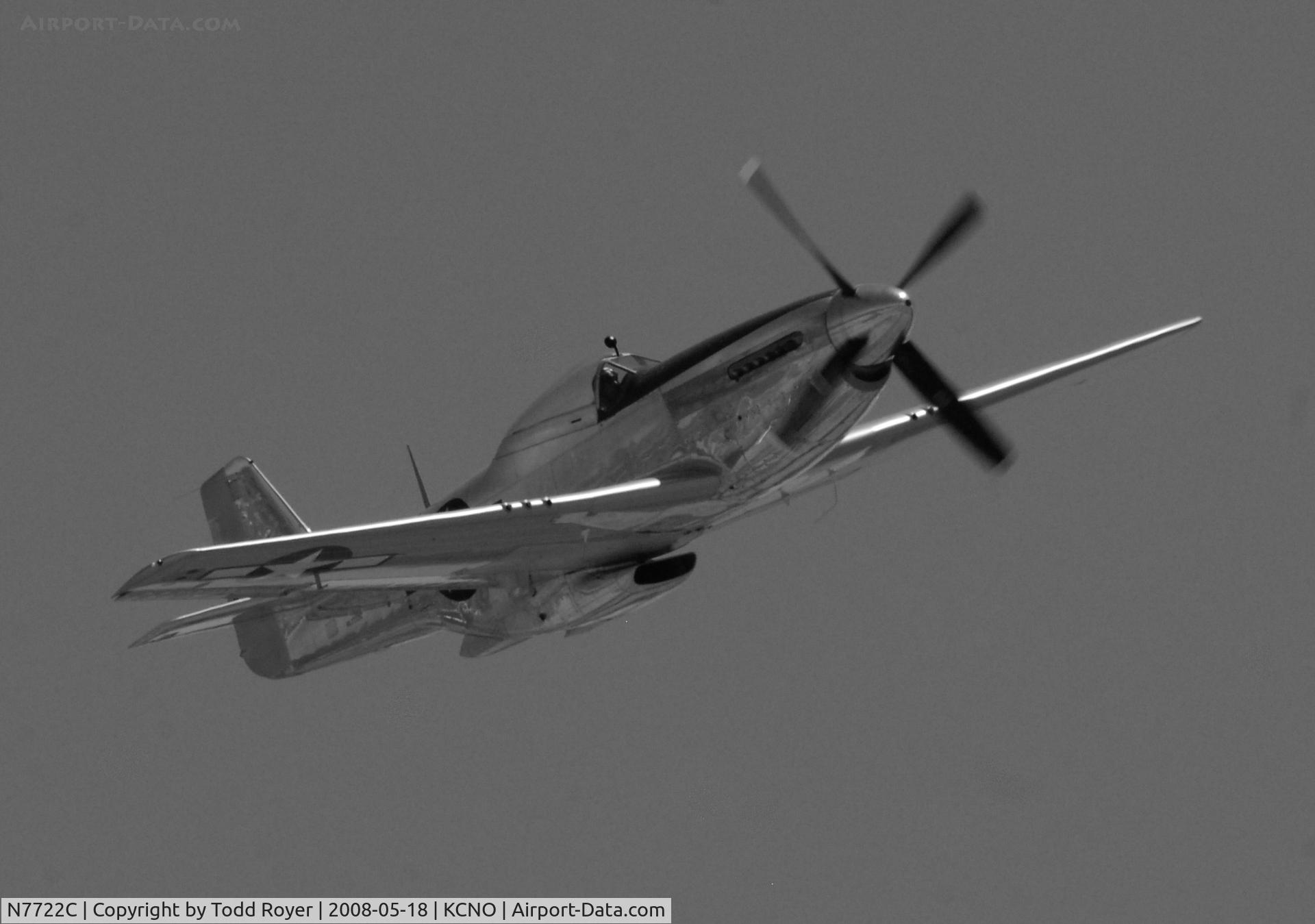 N7722C, 1944 North American F-51D Mustang C/N 44-73420, Chino Airshow 2008