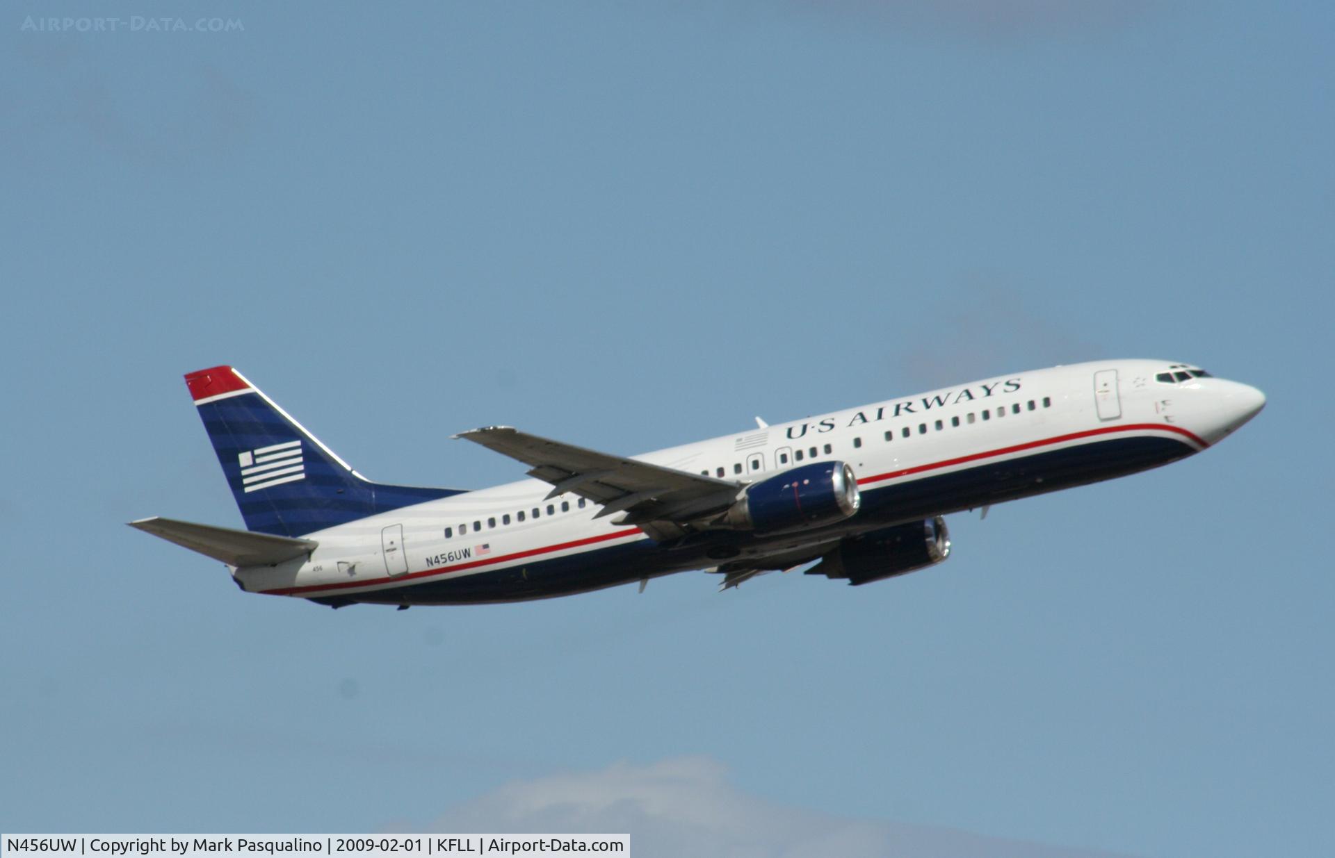 N456UW, 1991 Boeing 737-4B7 C/N 25020, Boeing 737-400