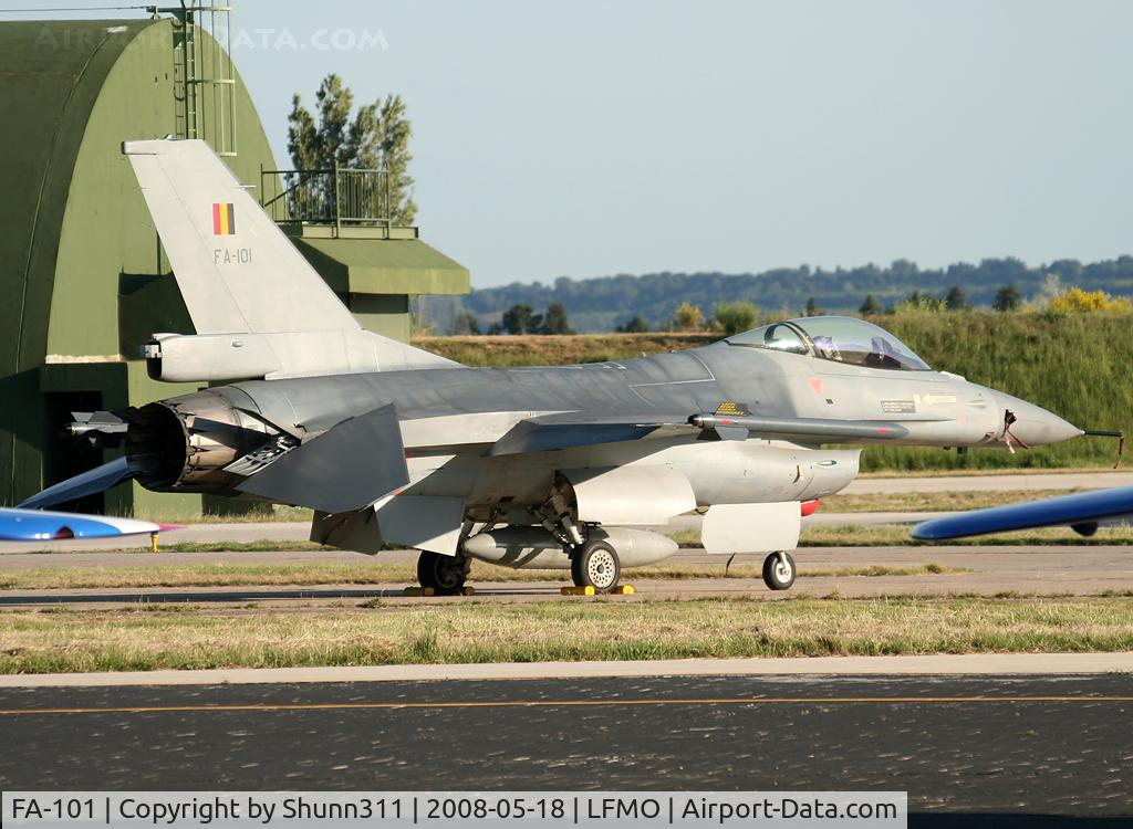 FA-101, SABCA F-16AM Fighting Falcon C/N 6H-101, Used as spare during LFMO Airshow 2008
