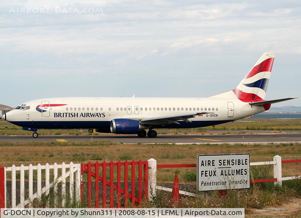 G-DOCN, 1992 Boeing 737-436 C/N 25848, Lining up rwy 32R for departure