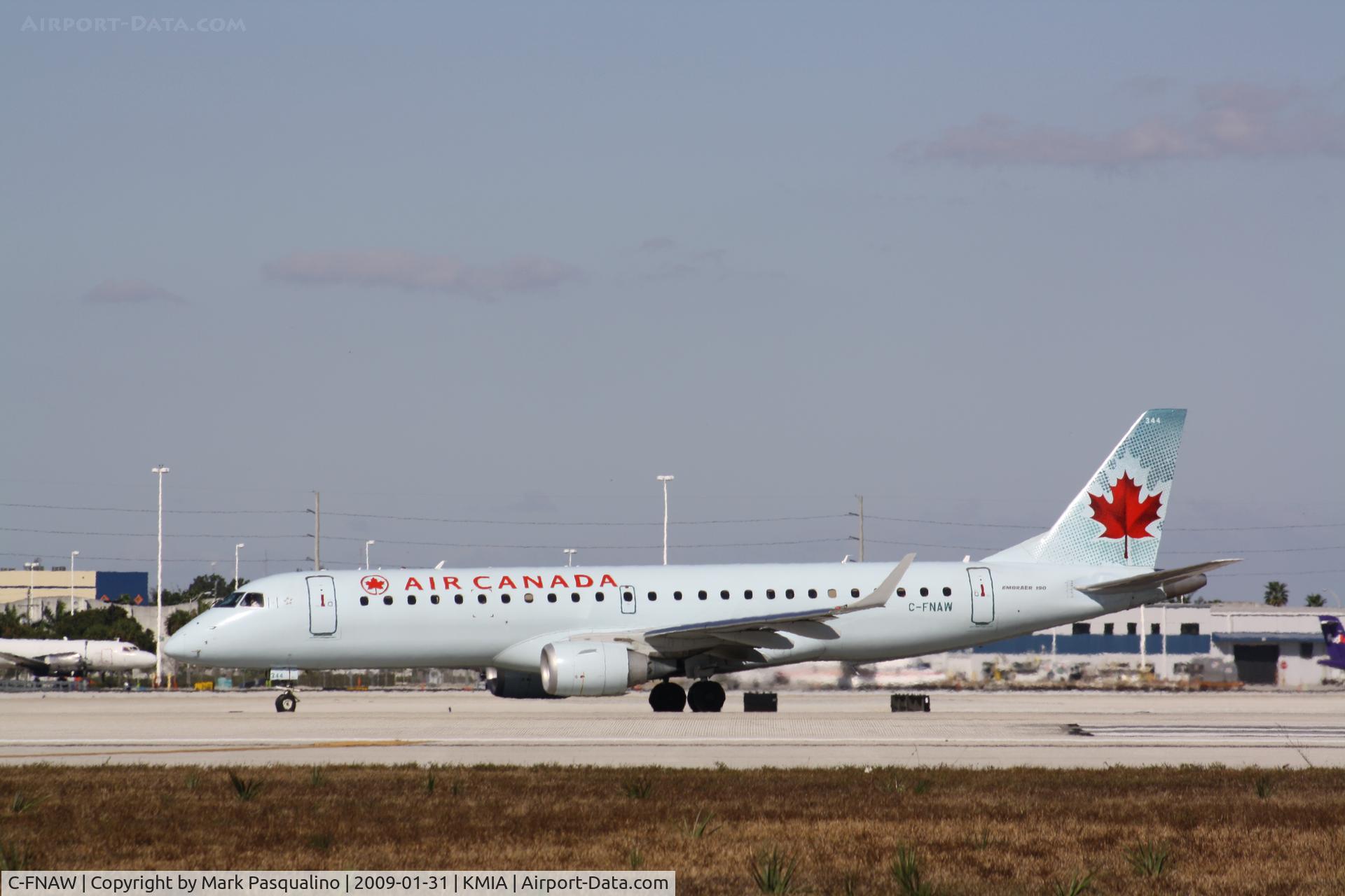 C-FNAW, 2008 Embraer 190AR (ERJ-190-100IGW) C/N 19000149, ERJ 190-100 IGW