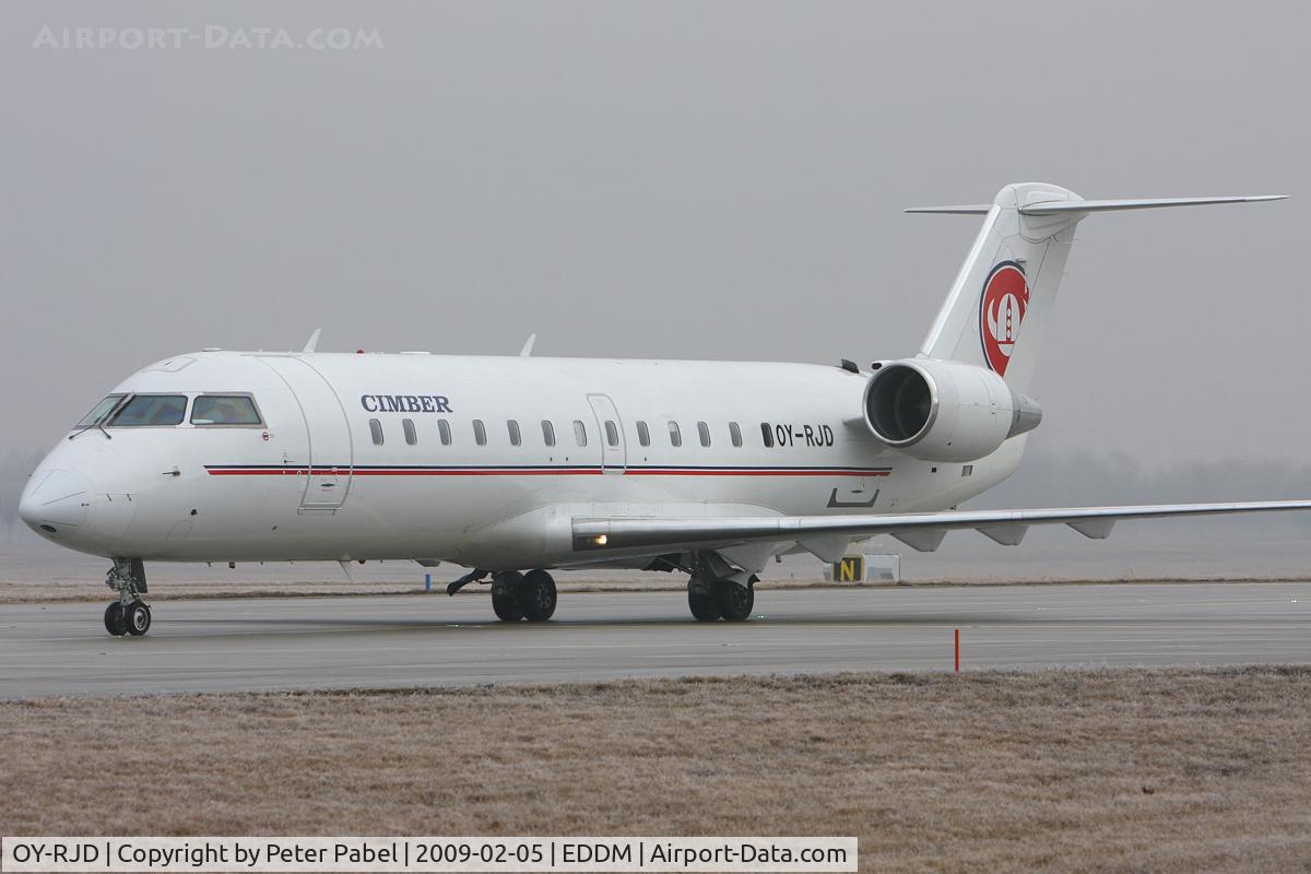 OY-RJD, 1993 Canadair CRJ-100LR (CL-600-2B19) C/N 7007, MUC