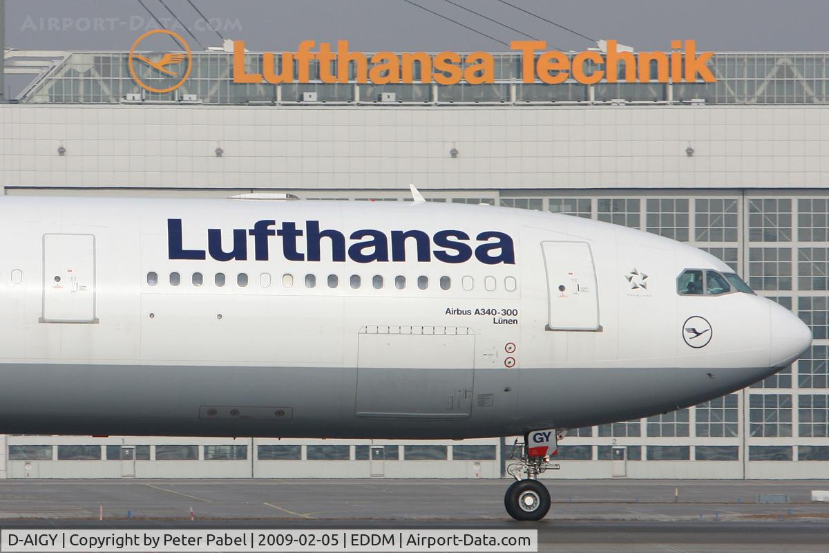 D-AIGY, 2000 Airbus A340-313 C/N 335, MUC