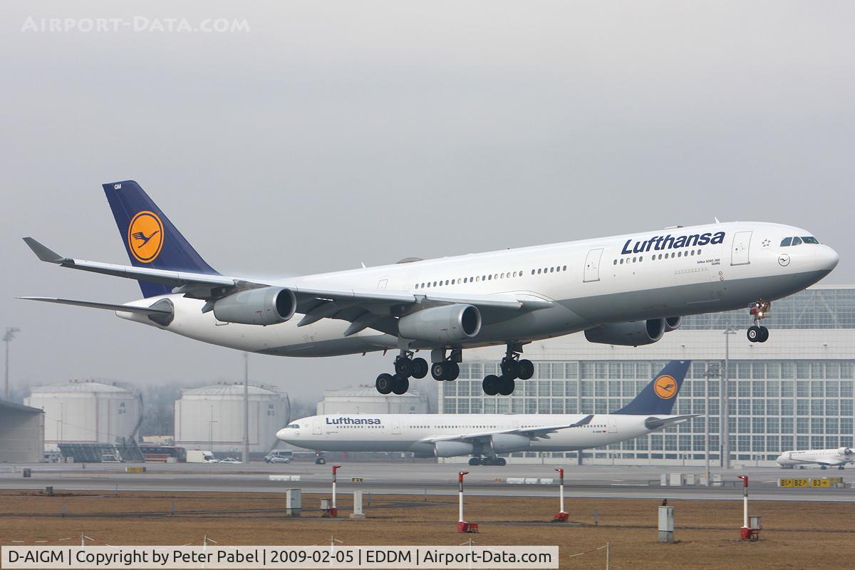 D-AIGM, 1997 Airbus A340-313 C/N 158, MUC