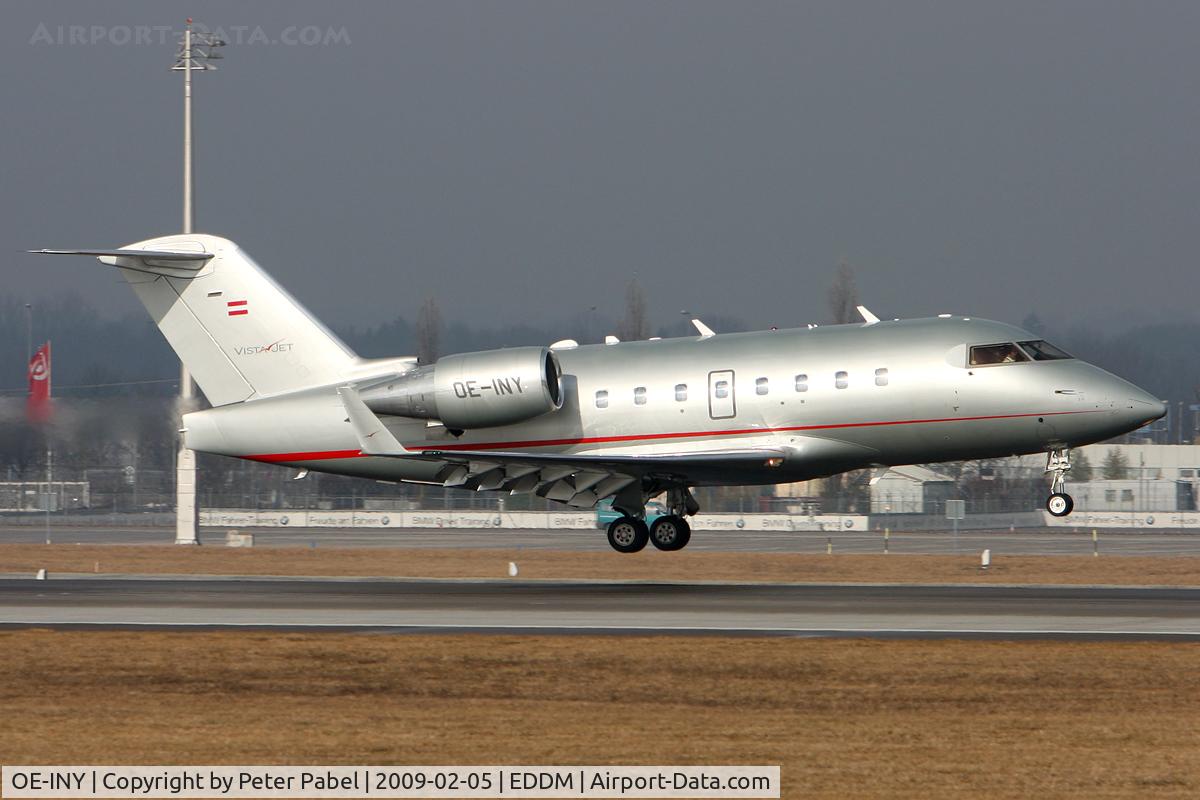 OE-INY, 2006 Bombardier Challenger 604 (CL-600-2B16) C/N 5644, MUC
