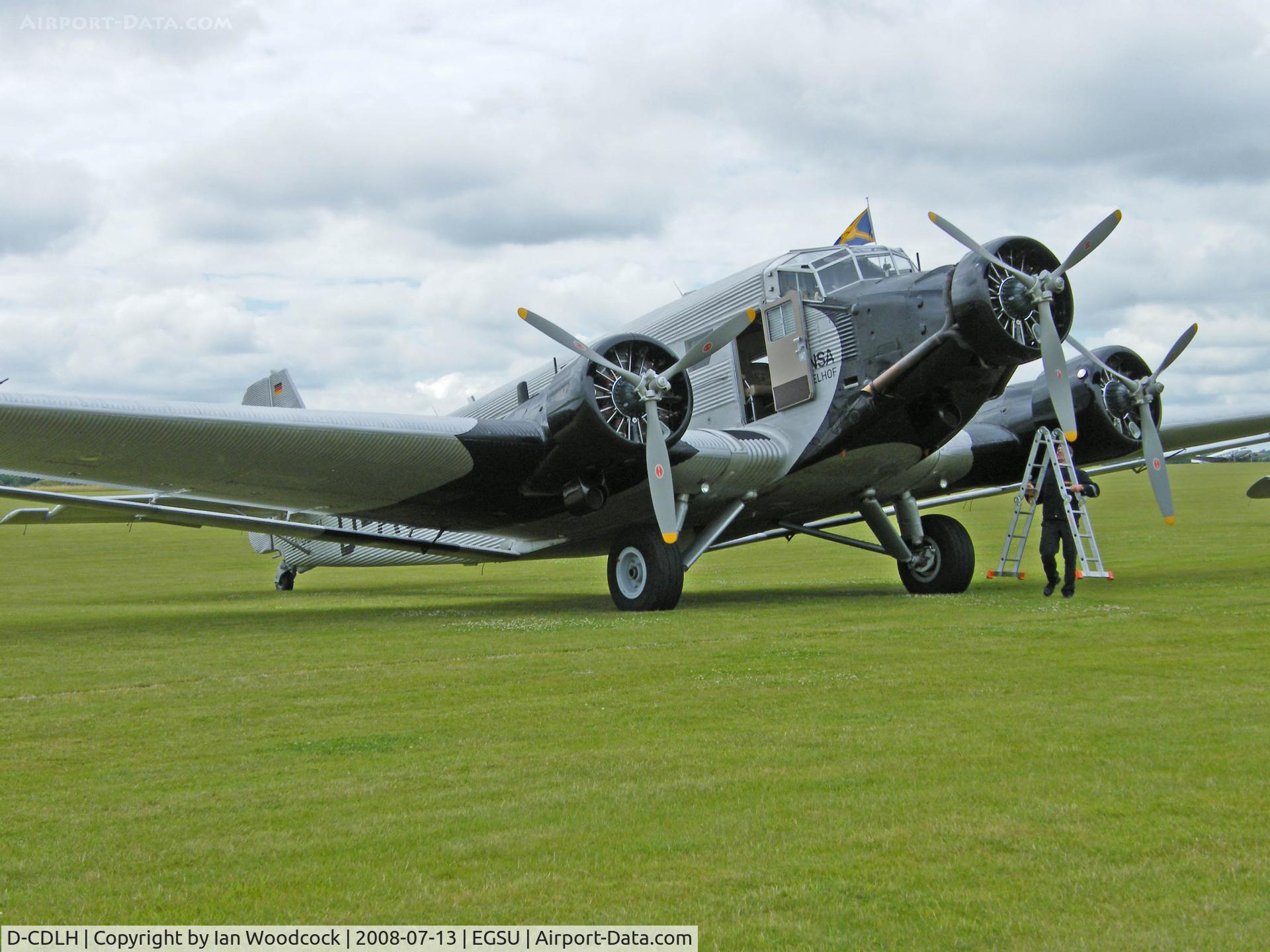 D-CDLH, 1936 Junkers Ju-52/3m C/N 130714, Junkers JU-52/3m Duxford Flying Legends Show 2008