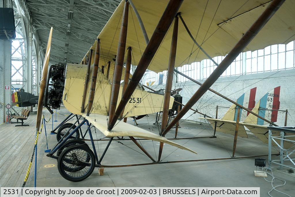 2531, Caudron G.3 C/N 2531, This French AF Caudron is preserved in the Army Museum in Brussels.