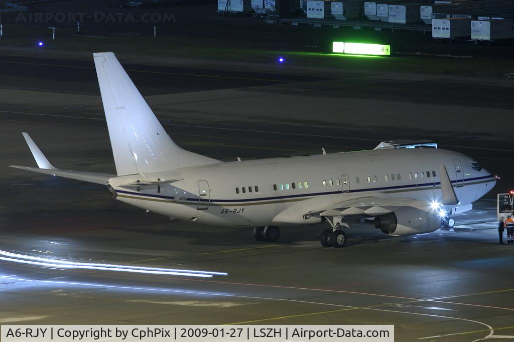 A6-RJY, 1999 Boeing 737-7Z5 BBJ C/N 29857, BBJ