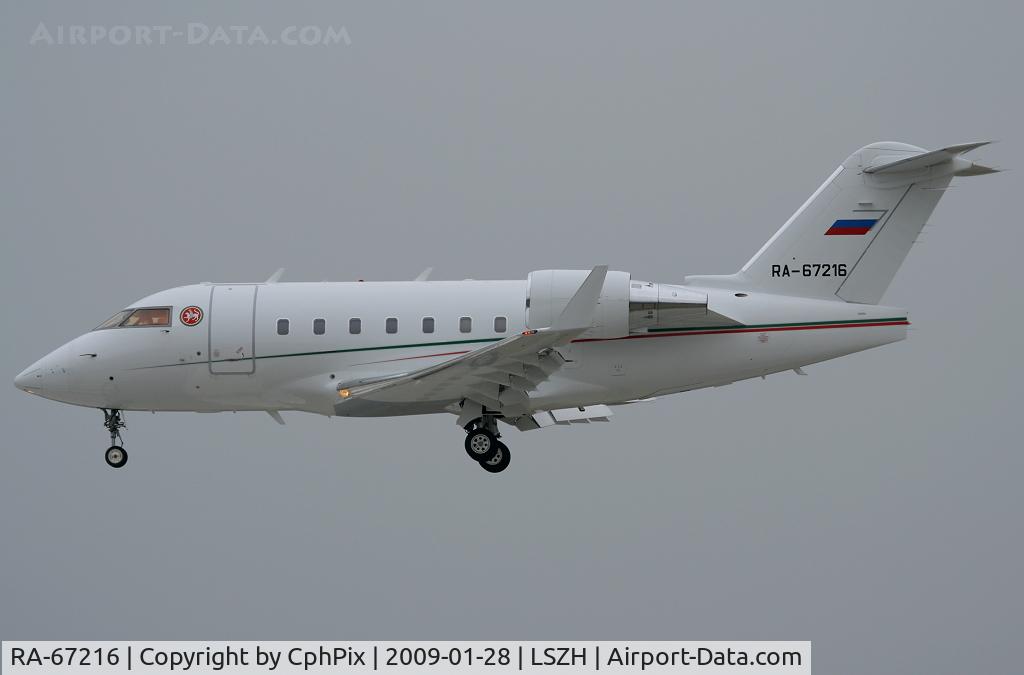 RA-67216, 2003 Bombardier Challenger 604 (CL-600-2B16) C/N 5567, CCJ