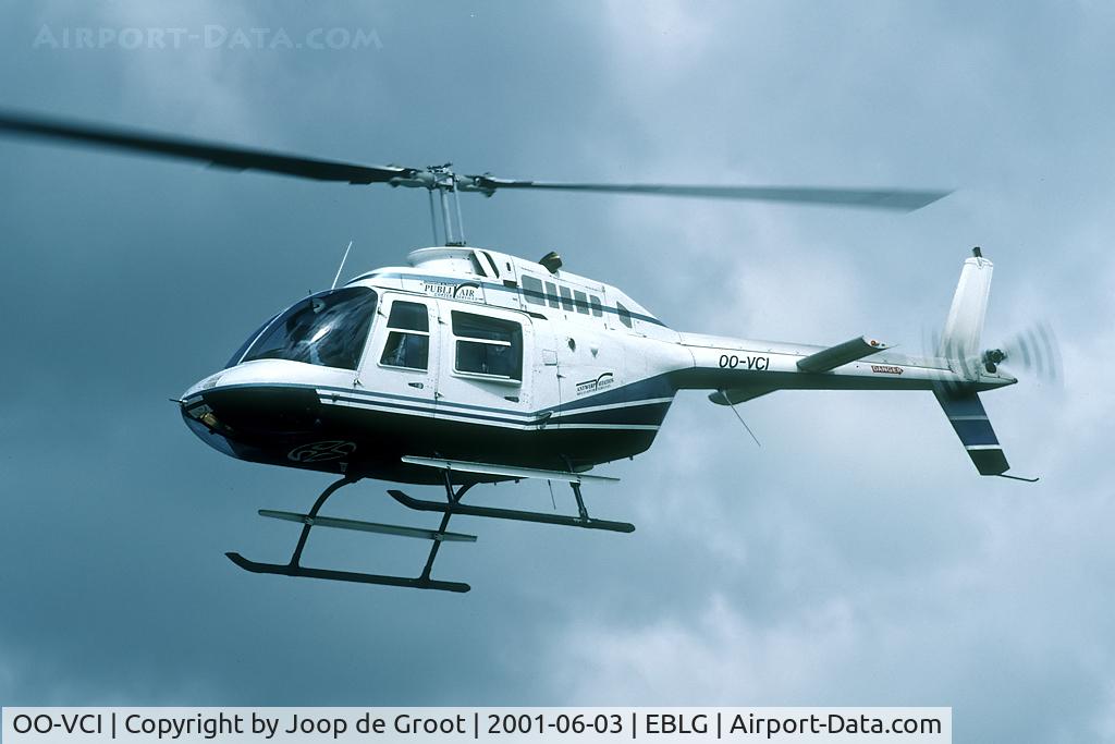 OO-VCI, 1991 Agusta AB-206B JetRanger III C/N 8732, at the Bierset heli days 2001