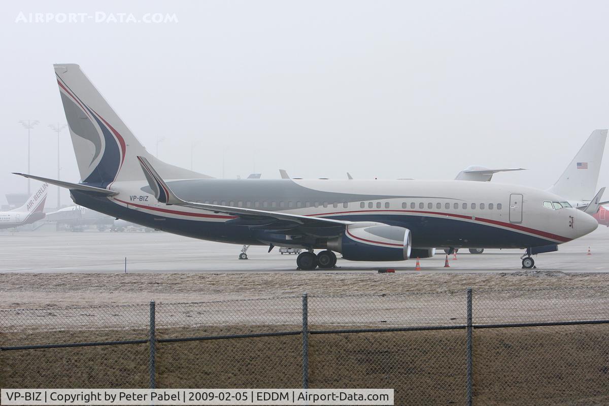 VP-BIZ, 2005 Boeing 737-7AU BBJ C/N 34477, MUC