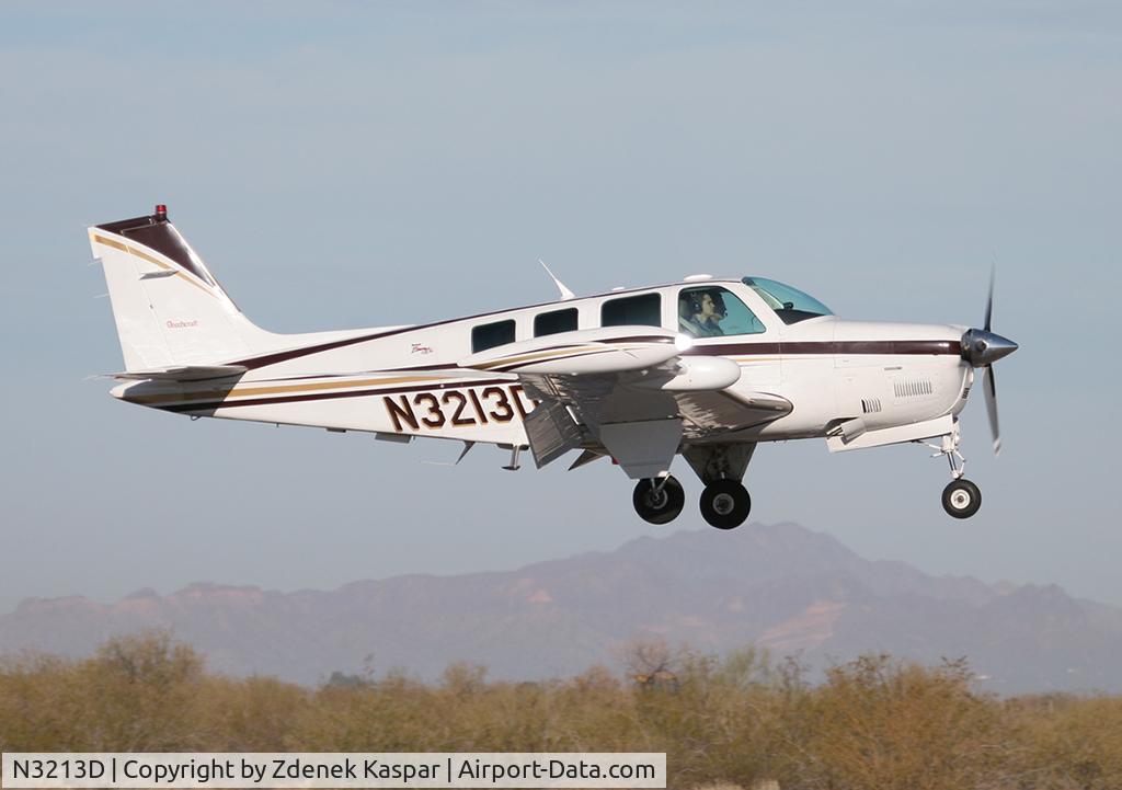 N3213D, 1998 Raytheon Aircraft Company A36 Bonanza C/N E3213, Coolidge