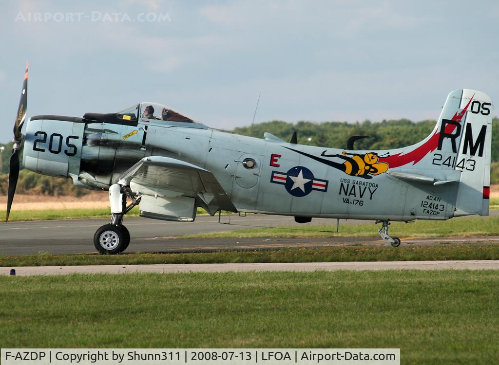 F-AZDP, Douglas AD-4N Skyraider C/N 7449, Ready to go to home after Airshow