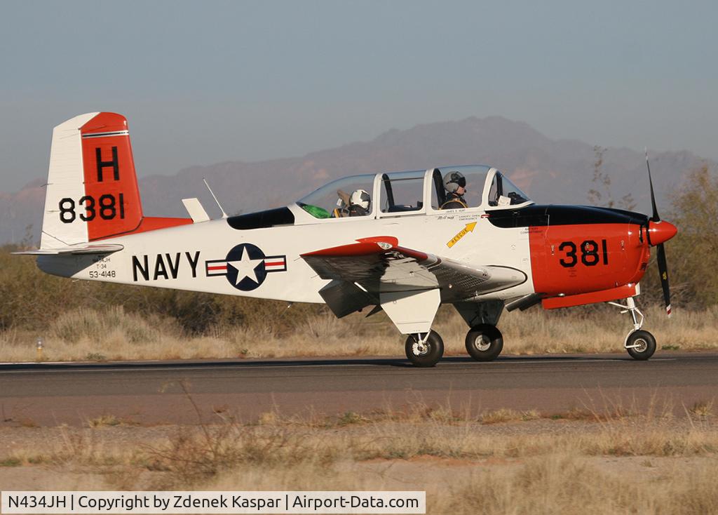 N434JH, 1953 Beech (CCF) T-34A (A45) Mentor C/N CCF34-117, Coolidge