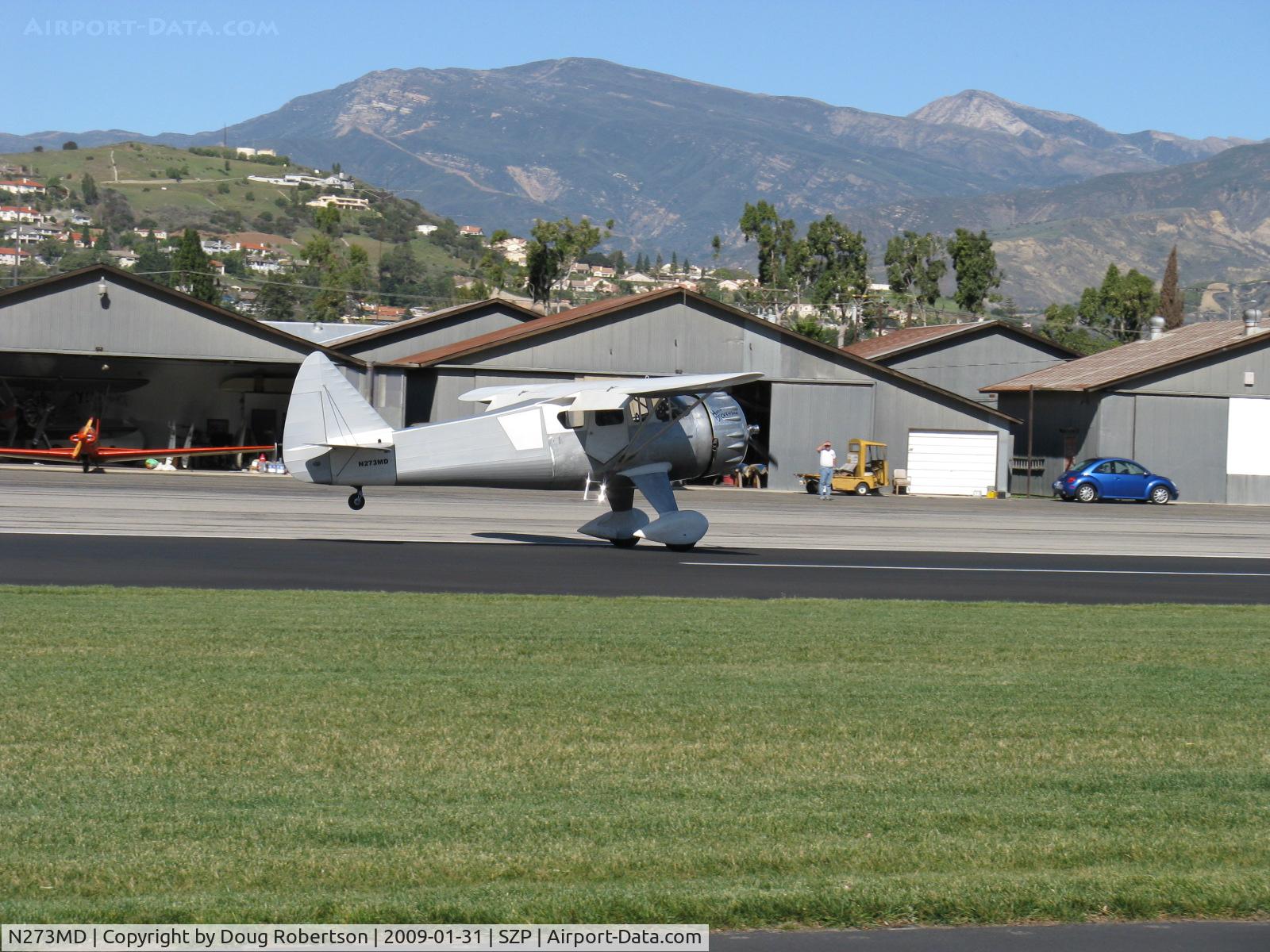 N273MD, 2008 Dickenson Howard DGA-21 (Replicate) C/N 001, Dickenson Dickenson-Howard DGA-21 'Mr. Dickenson', Pratt & Whitney R-1340-57 600 Hp WASP radial, landing Rwy 04. See article and photo March 2009 AIR & SPACE Smithsonian, p. 11 Benny Howard's Muscleplanes.