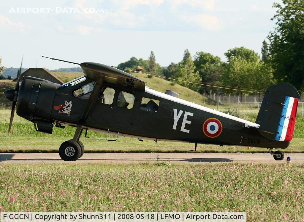 F-GGCN, 1956 Max Holste MH-1521 C1 Broussard C/N 6, Rolling for departure after the show...