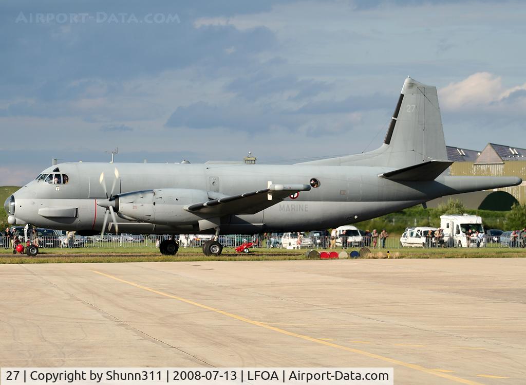 27, Dassault ATL-2 Atlantique 2 C/N 27, Ready for departure after the show...