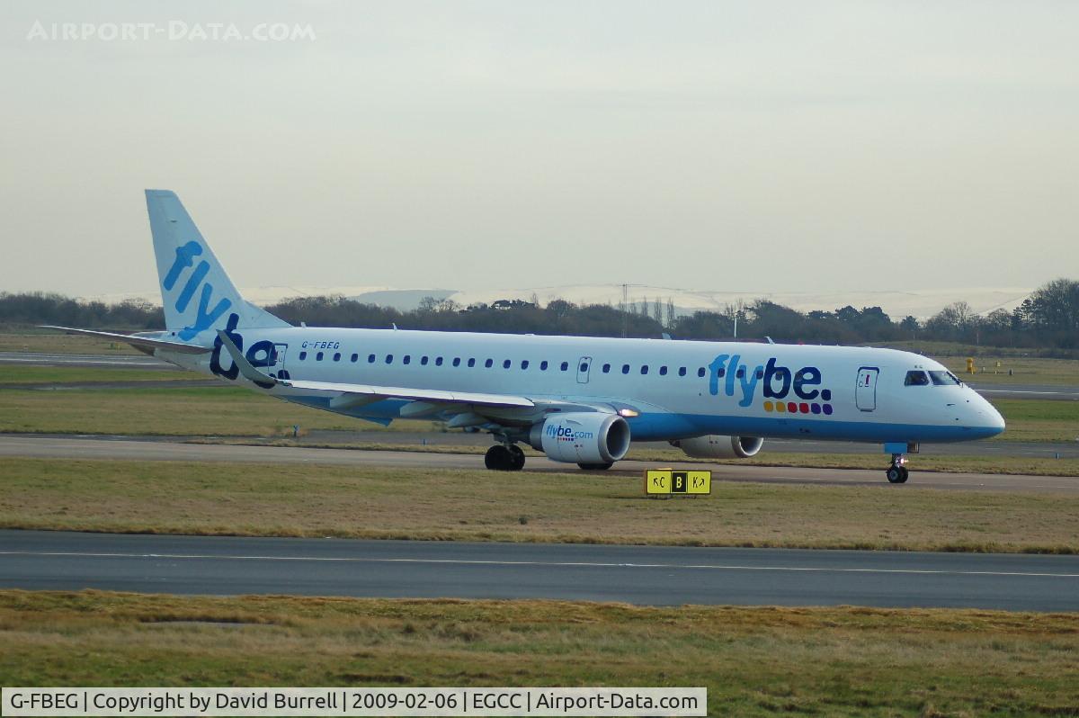 G-FBEG, 2007 Embraer 195LR (ERJ-190-200LR) C/N 19000120, Flybe - Taxiing