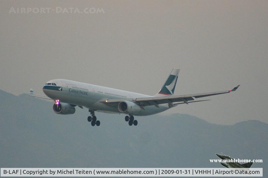 B-LAF, 2007 Airbus A330-342X C/N 855, Cathay Pacific