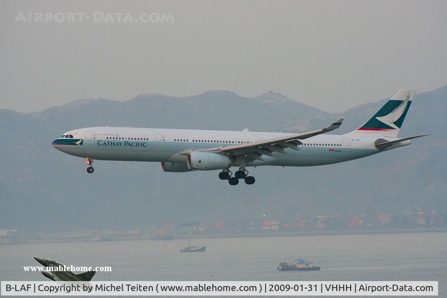 B-LAF, 2007 Airbus A330-342X C/N 855, Cathay Pacific