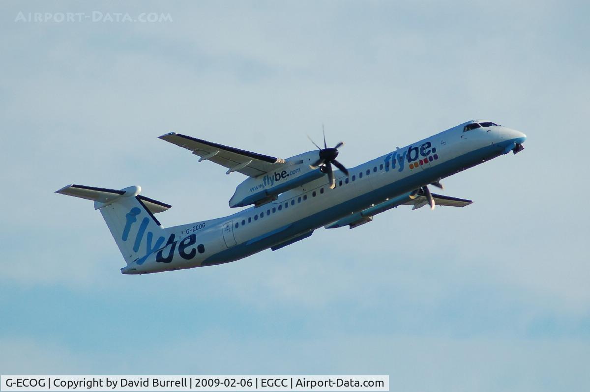 G-ECOG, 2008 De Havilland Canada DHC-8-402Q Dash 8 C/N 4220, Flybe - Taking Off