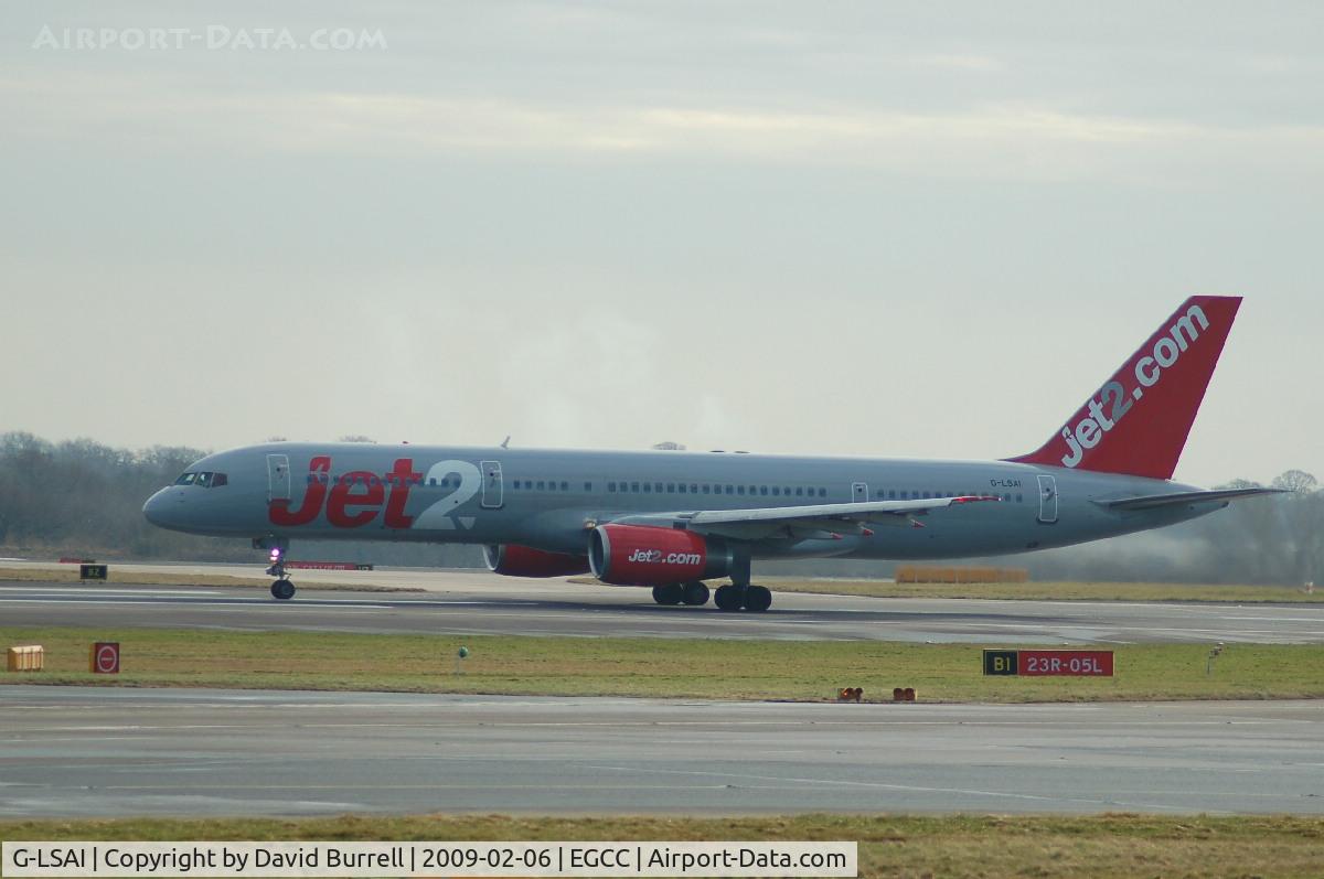 G-LSAI, 1987 Boeing 757-21B C/N 24016, Jet2.com - Taking Off