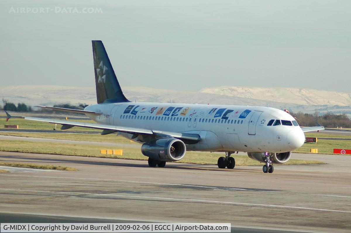 G-MIDX, 2000 Airbus A320-232 C/N 1177, BMI - Taxiing