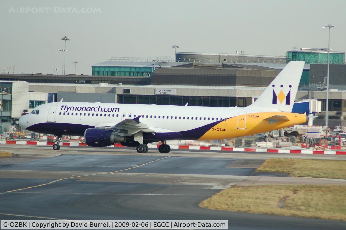 G-OZBK, 2000 Airbus A320-214 C/N 1370, Monarch - Taxiing