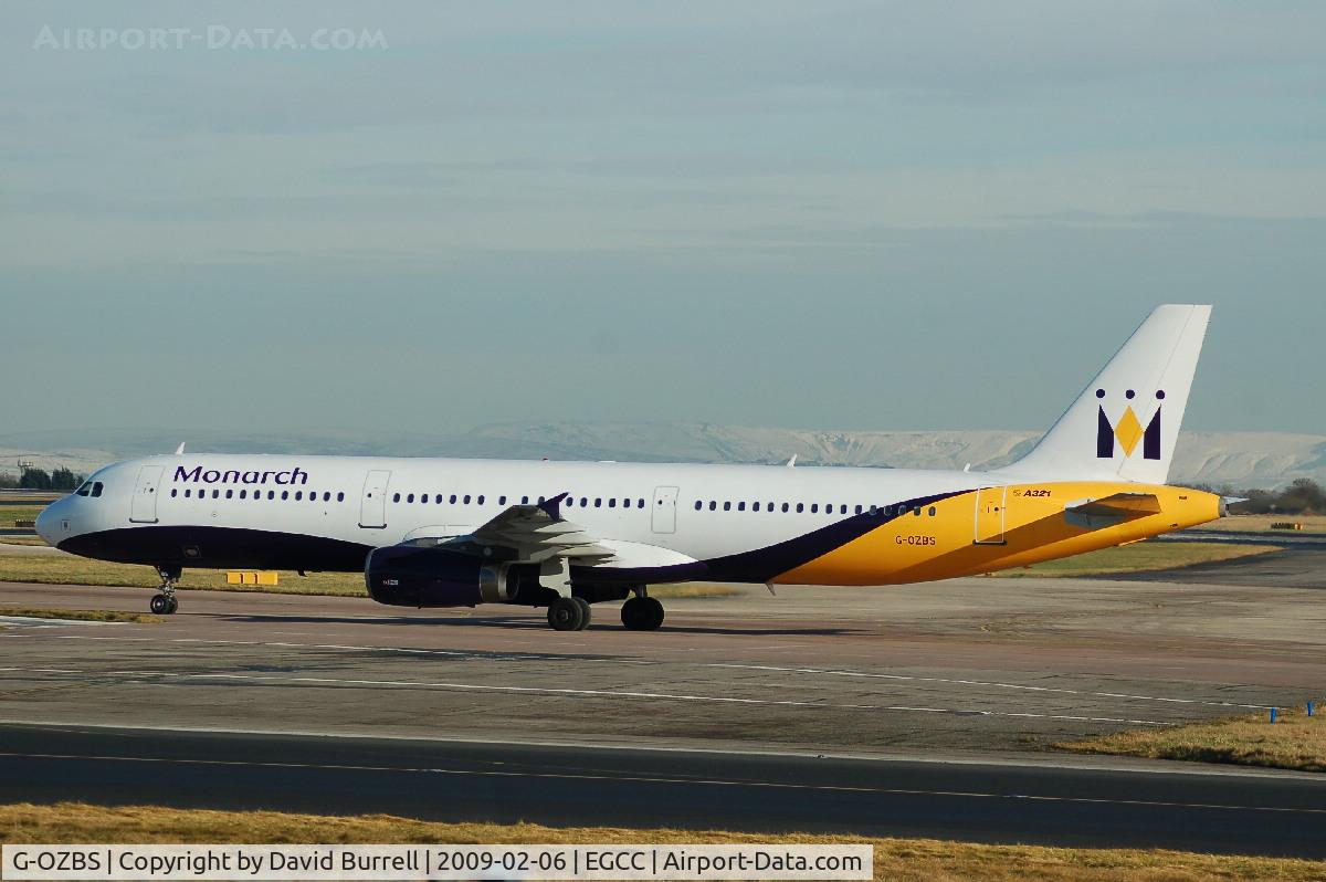 G-OZBS, 2001 Airbus A321-231 C/N 1428, Monarch - Taxiing
