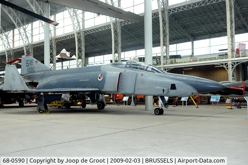 68-0590, 1968 McDonnell Douglas RF-4C Phantom II C/N 3579, preserved in the army museum in Brussels