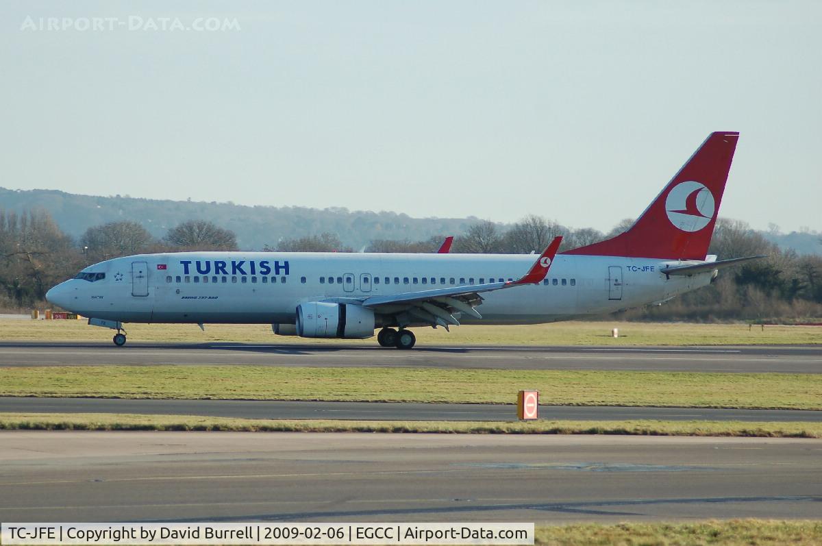 TC-JFE, 1998 Boeing 737-8F2 C/N 29767/95, Turkish Airlines - Landing
