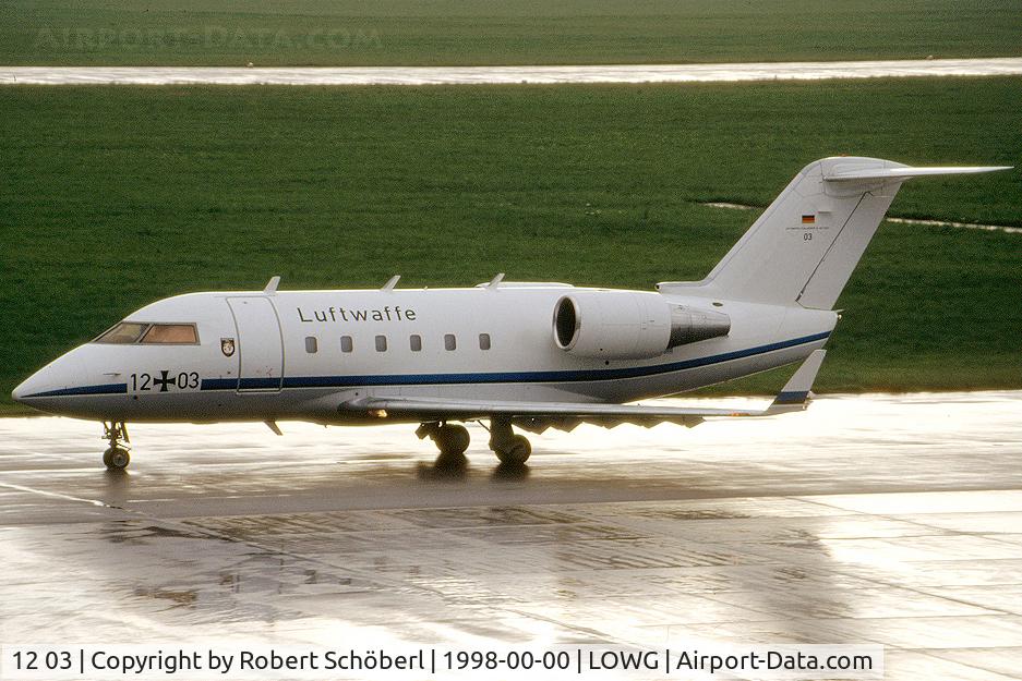 12 03, 1986 Canadair Challenger 601 (CL-600-2A12) C/N 3043, Flight to GRZ/LOWG