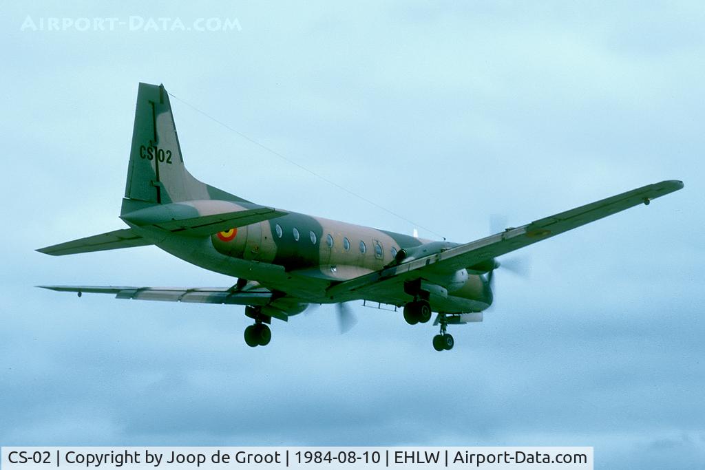 CS-02, 1976 Hawker Siddeley HS.748 Series 2A C/N 1742, another transport for Tacpol 1984.