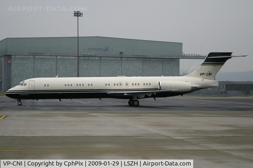 VP-CNI, 1989 McDonnell Douglas MD-87 (DC-9-87) C/N 49767, MD87