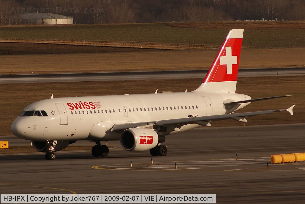 HB-IPX, 1996 Airbus A319-112 C/N 612, Swiss Airbus A319-112