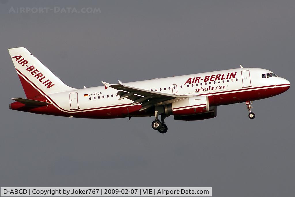 D-ABGD, 2004 Airbus A319-132 C/N 2335, Air Berlin Airbus A319-132