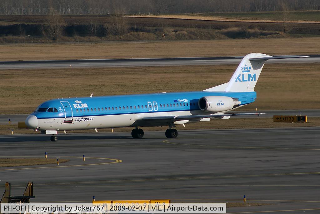 PH-OFI, 1989 Fokker 100 (F-28-0100) C/N 11279, KLM cityhopper Fokker F-100