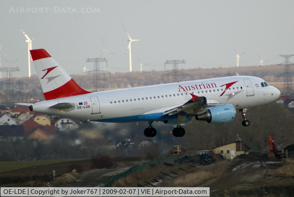 OE-LDE, 2005 Airbus A319-112 C/N 2494, Austrian Airlines Airbus A319-112