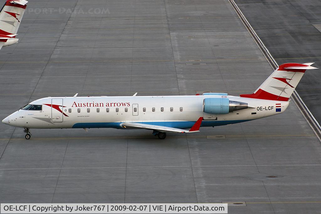 OE-LCF, 1996 Canadair CRJ-200LR (CL-600-2B19) C/N 7094, Austrian arrows Canadair Regional Jet CRJ200LR
