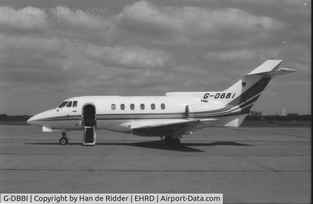 G-DBBI, 1981 British Aerospace HS.125 Series 700B C/N 257130, HS.125 @RTM, early eighties
