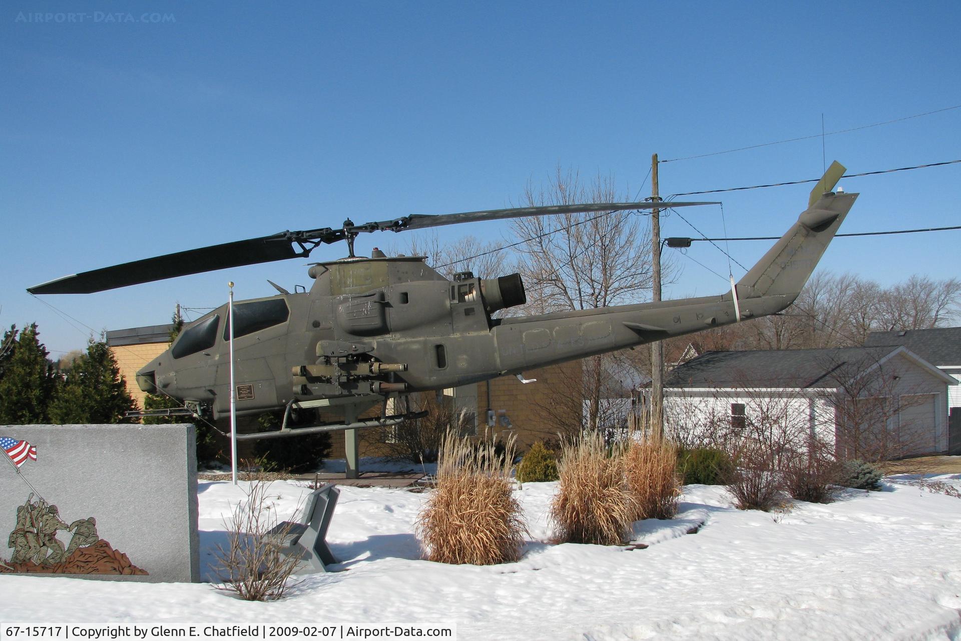 67-15717, 1967 Bell AH-1F Cobra C/N 20381, At the Veterans Memorial Park in Ryan, IA