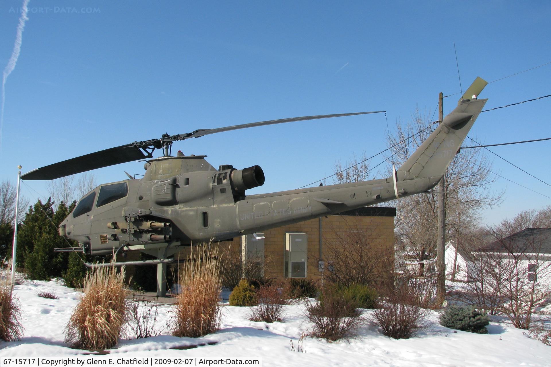 67-15717, 1967 Bell AH-1F Cobra C/N 20381, At the Veterans Memorial Park in Ryan, IA