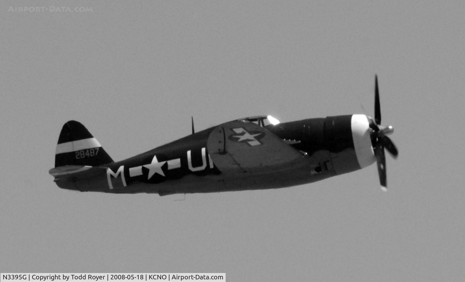 N3395G, 1942 Republic P-47G-15-CU Thunderbolt C/N 42-25254, Chino Airshow 2008