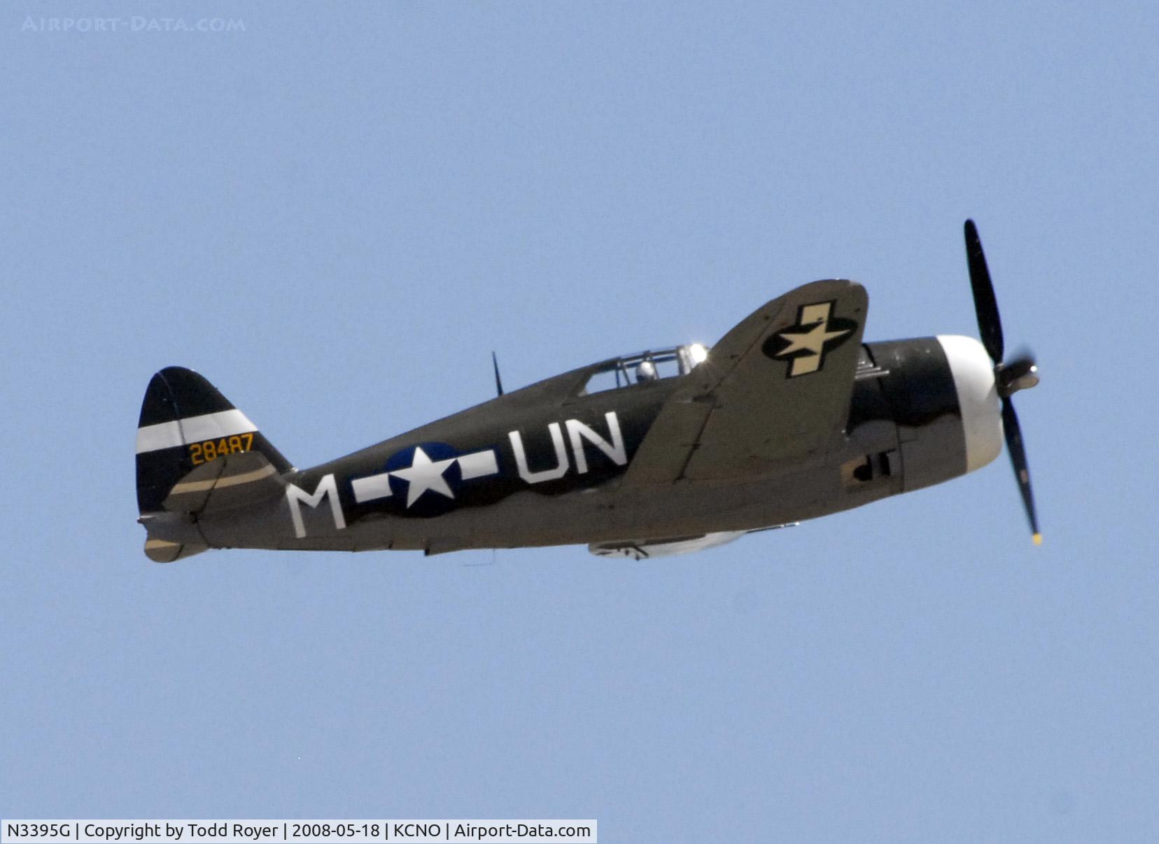 N3395G, 1942 Republic P-47G-15-CU Thunderbolt C/N 42-25254, Chino Airshow 2008