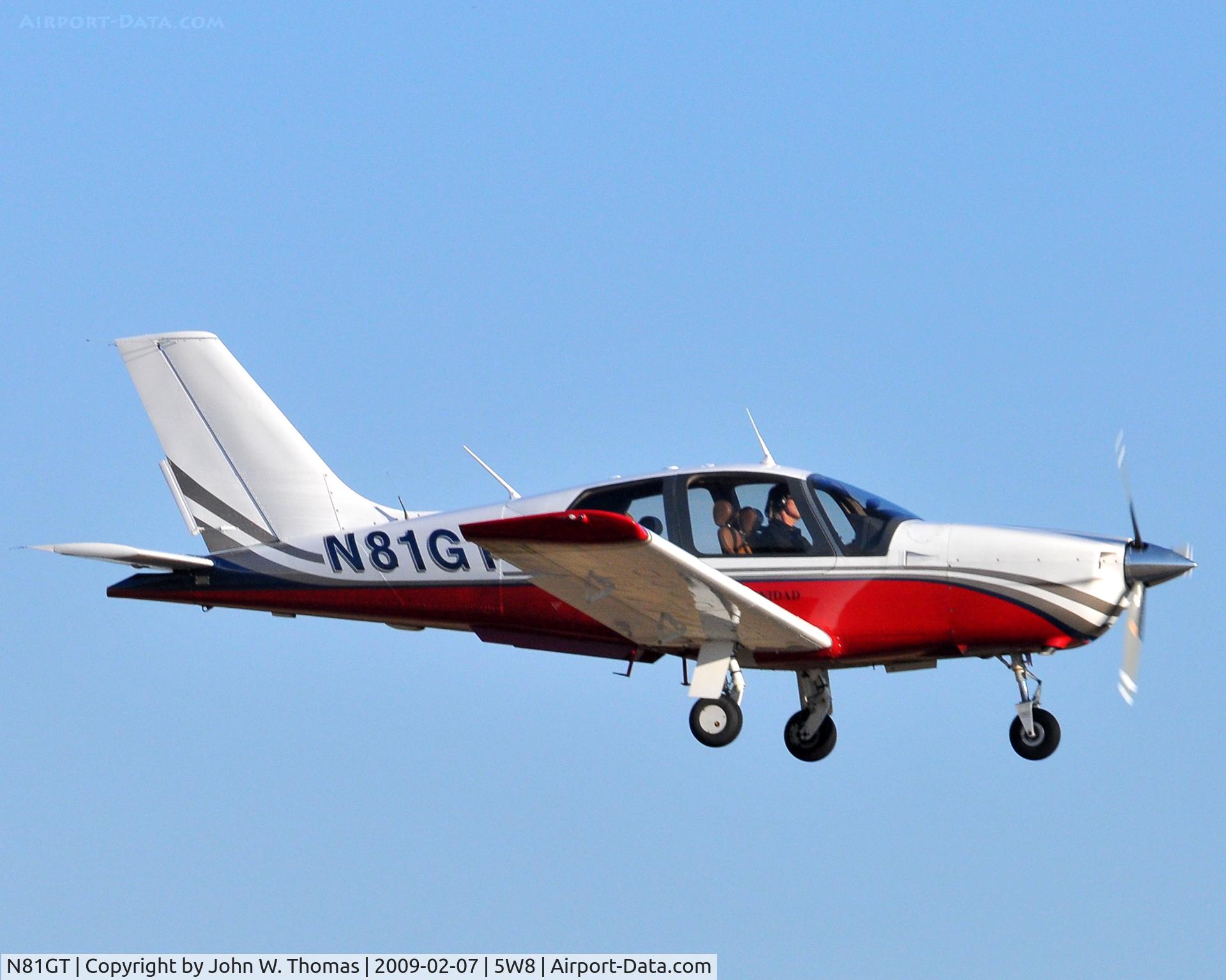 N81GT, 2001 Socata TB-20 TRINIDAD C/N 2043, Departing runway 22
