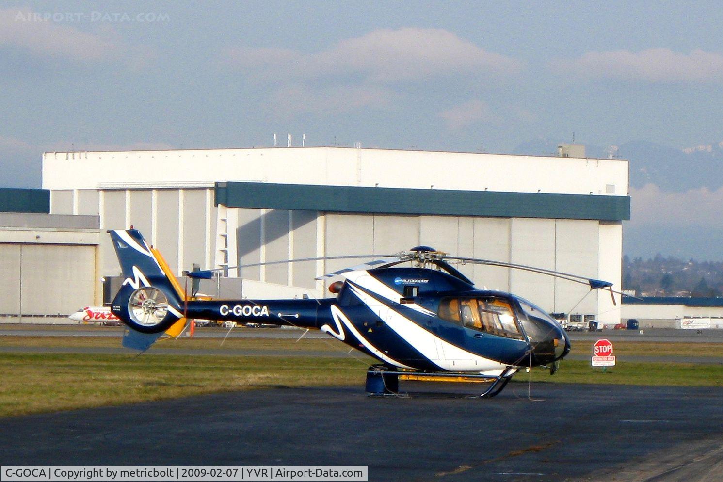 C-GOCA, 1998 Eurocopter EC-120B Colibri C/N 1019, Vancouver Int'l Airport