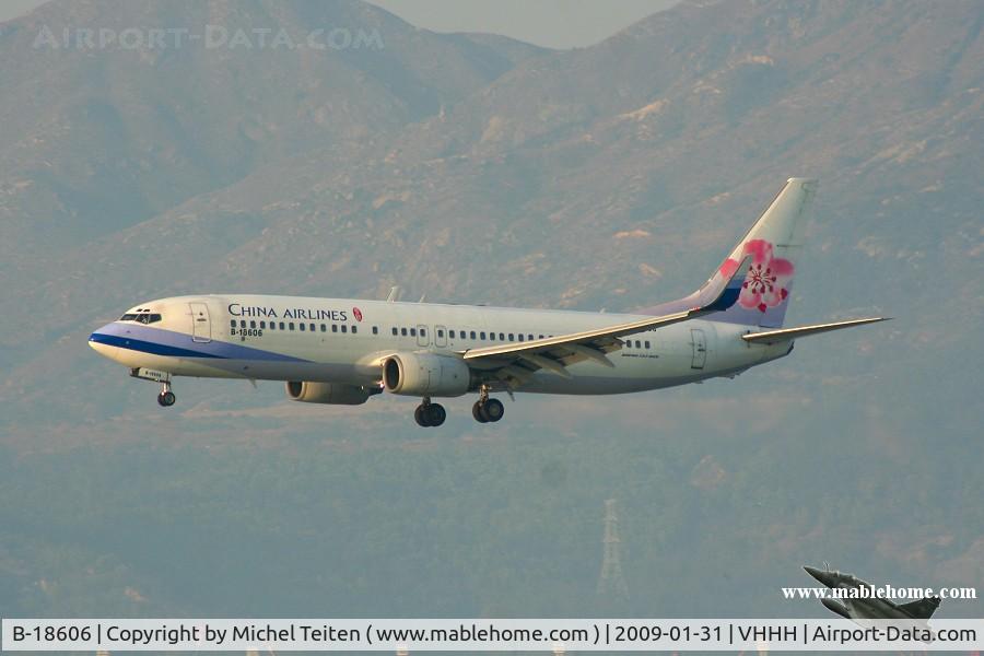 B-18606, Boeing 737-809 C/N 28405, China Airlines