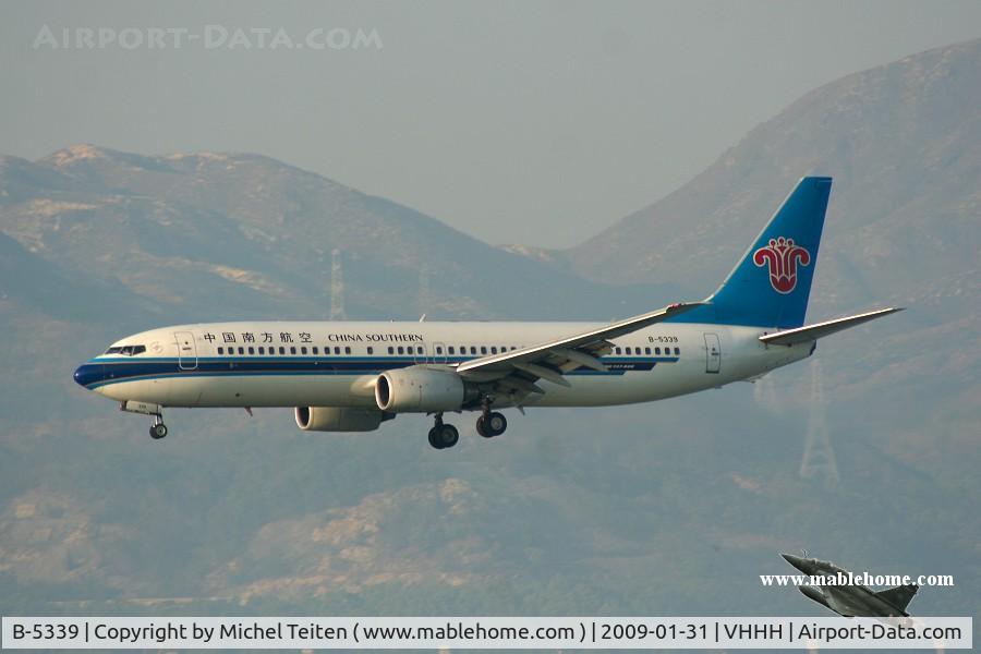B-5339, 2007 Boeing 737-81B C/N 35380/2372, China Southern Airlines