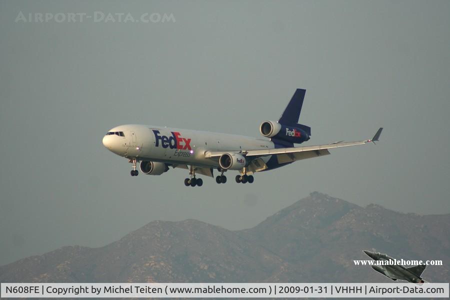 N608FE, 1992 McDonnell Douglas MD-11F C/N 48548, Fedex