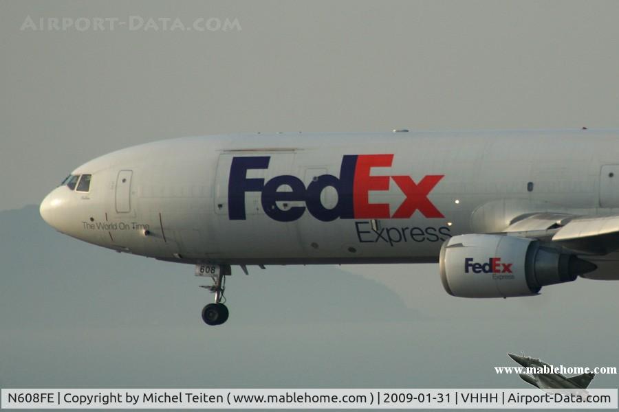 N608FE, 1992 McDonnell Douglas MD-11F C/N 48548, Fedex